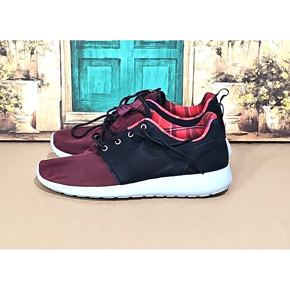 Nike Roshe One Premium Men's Trainers Size 9 Night Maroon/Black-Wolf Grey